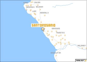 Santo Rosario Map .